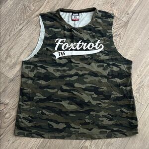 Foxtrot Women's Camo Muscle Tee